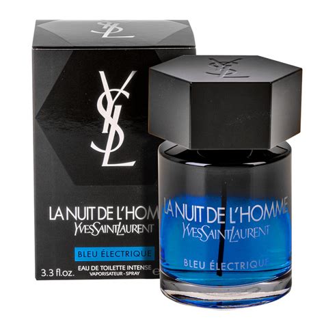 ysl la nuit de l'homme bleu electrique notes|la nuit de l'homme bleu.